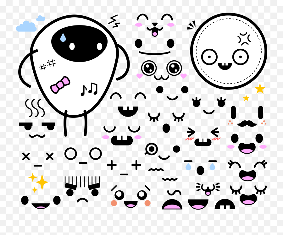 Clipart Face Cute Clipart Face Cute Transparent Free For - Face Cute Cartoon Png Emoji,Cute Emoticon Faces