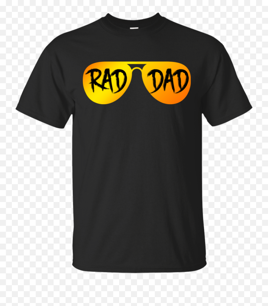 Rad Dad T - Unisex Emoji,Emoticon Sunglasses Flipped