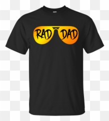 Rad Dad T - Unisex Emoji,Emoticon Sunglasses Flipped