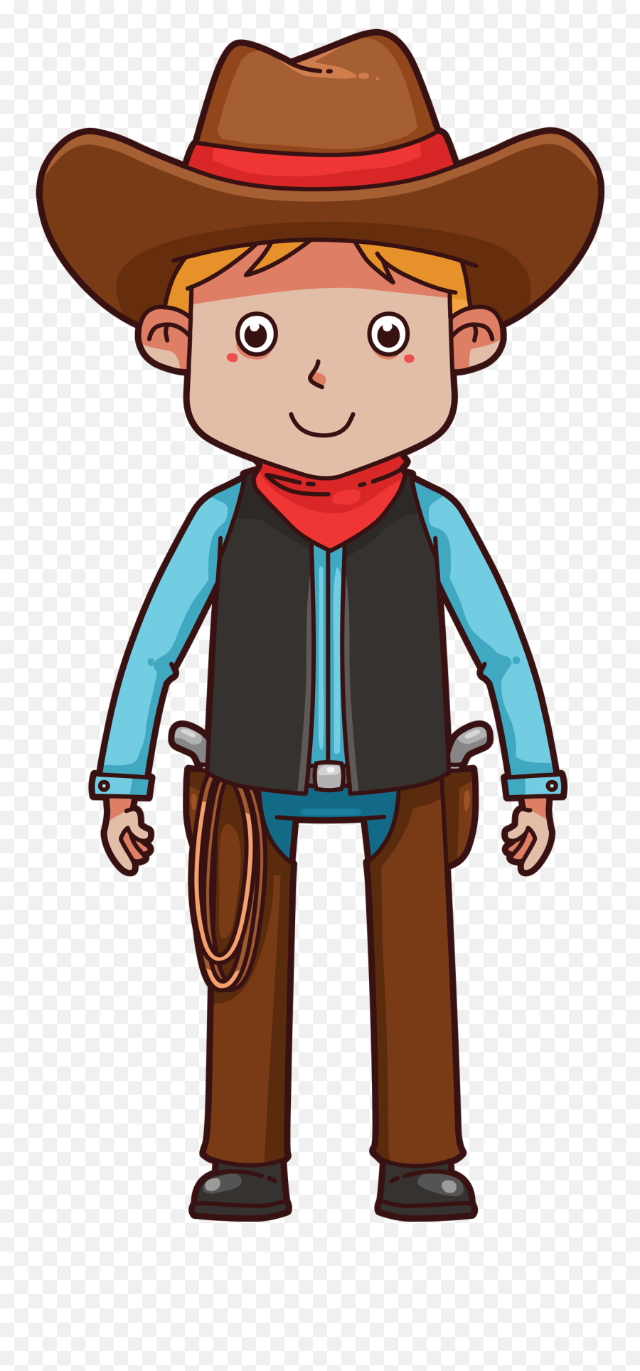 American Frontier Cowboy Cartoon Western Clip Art - Cartoon Cartoon Pics Of Cowboy Emoji,Cow Boy Emoji