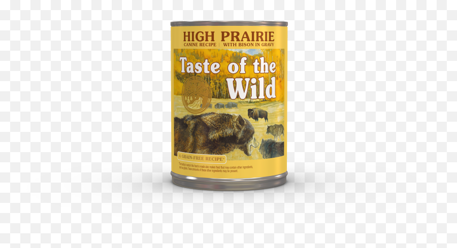 High Prairie Canine Recipe With Bison In Gravy Taste Of - Taste Of The Wild High Prairie Can Emoji,Caucasian Mountain Shepherd Puppy Emoticon