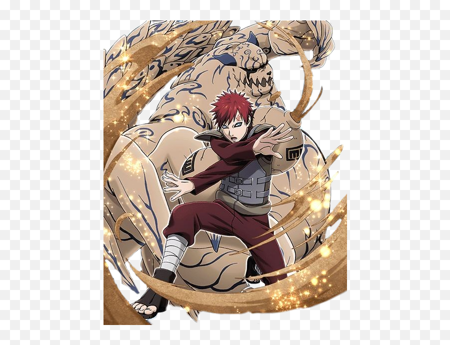 Gaara Naruto Shippuden Kage Sticker - Gaara And Shukaku Emoji,Devianart Emojis