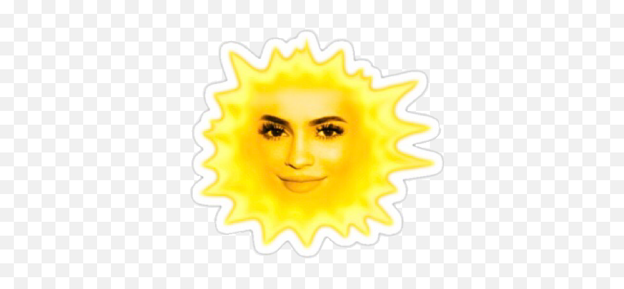 Tiktoktrend Rise N Shine Kylie Sticker - Happy Emoji,Rise And Shine Emoticon