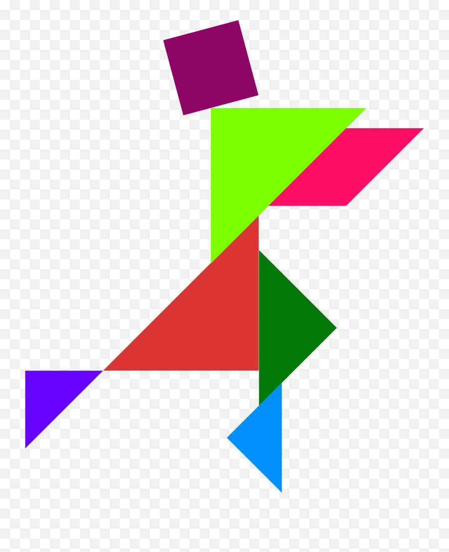 Man Of Geometric Shapes Free Image Download - Tangram Emoji,Geometric Shapes That Evoke Emotion