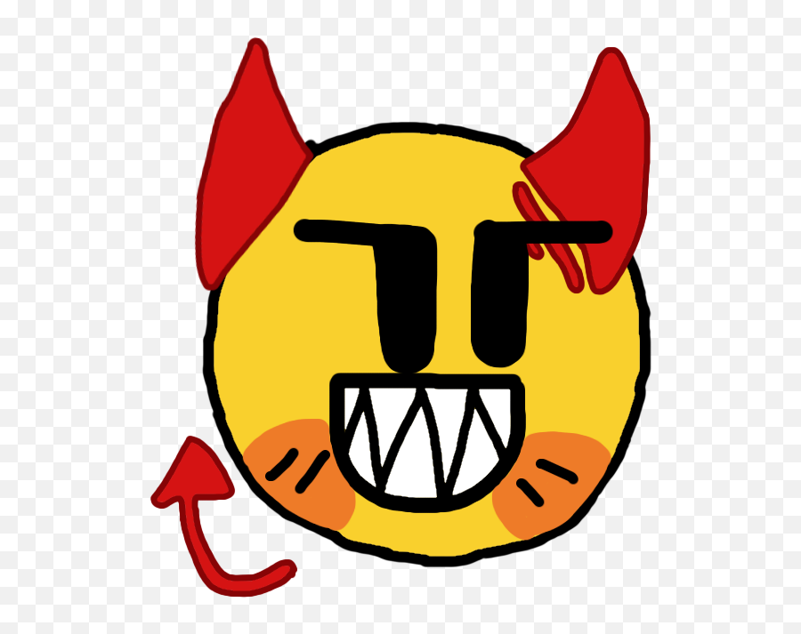 Smiley Imp Cursed Emoji - Happy,Doki Doki Literature Club Emojis