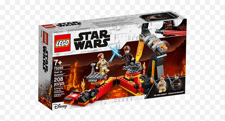 Lego Star Wars 75269 Duel On Mustafar Jr Toy Company - Lego Star Wars Anakin Vs Obi Wan Emoji,Lego Minifigure Emotions