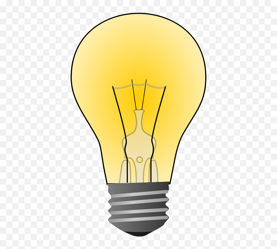 Light Bulb Free To Use Clip Art - Incandescent Light Bulb Clipart Emoji,Sun And Light Bulb Emoji