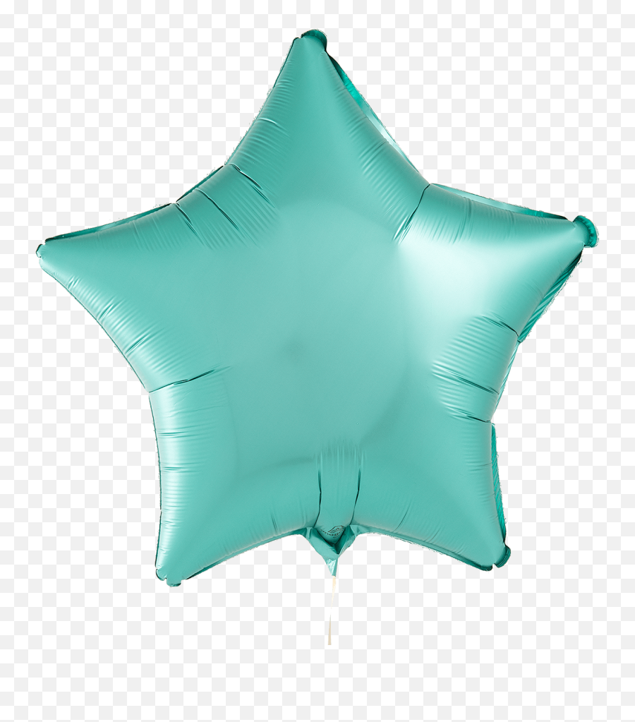 Emoji Get Well Soon Helium Filled Balloon - Decorative,Green Star Emoji