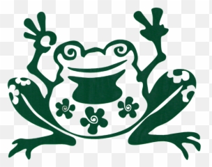 Download Frog With Peace Sign Logo Clipart Library - Peace Frog Decal Clip Art Emoji,Frog Emoji Transparent