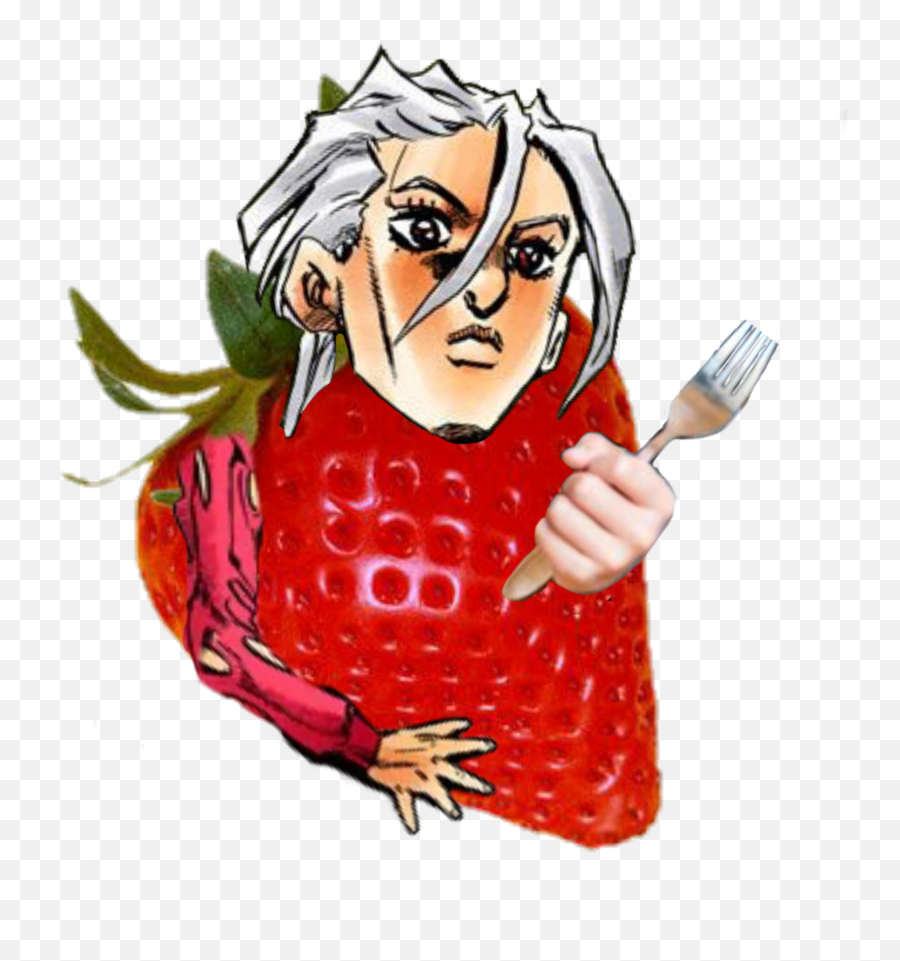 Pannacotta Fugo Jjba Sticker By Oo - Strawberry Picsart Emoji,Jjba Emoji