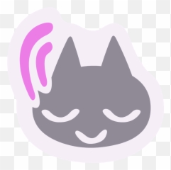 Free Animal Crossing New Horizons Emojis On Behance - Animal Crossing Reaction Cats,Animal Crossing Emoji