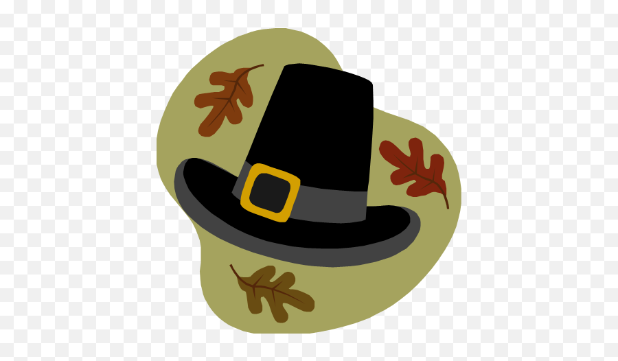 Free Thanksgiving Hat Png Download - Pilgrim Hat Clip Art Emoji,Pilgrim Hat Emoji