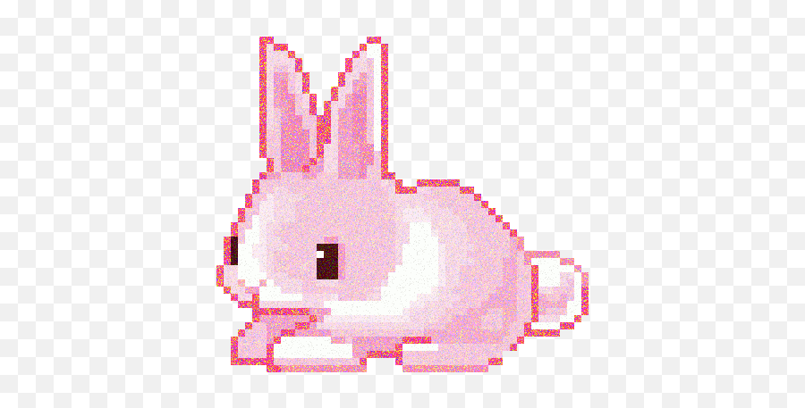 Emoji Transformations - Kawaii Pink Gif Transparent,Bunny Emoticons