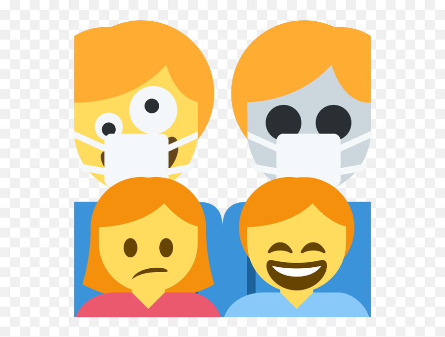 Emoji Face Mashup Bot Twitter U200du200du200d Family Man - Happy,Skull Face Emoji