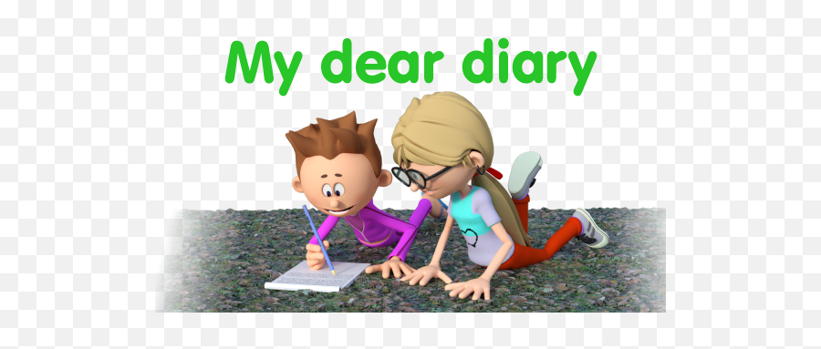 My Dear Diary - Personal Diary Cartoon Emoji,My Dear Emotions