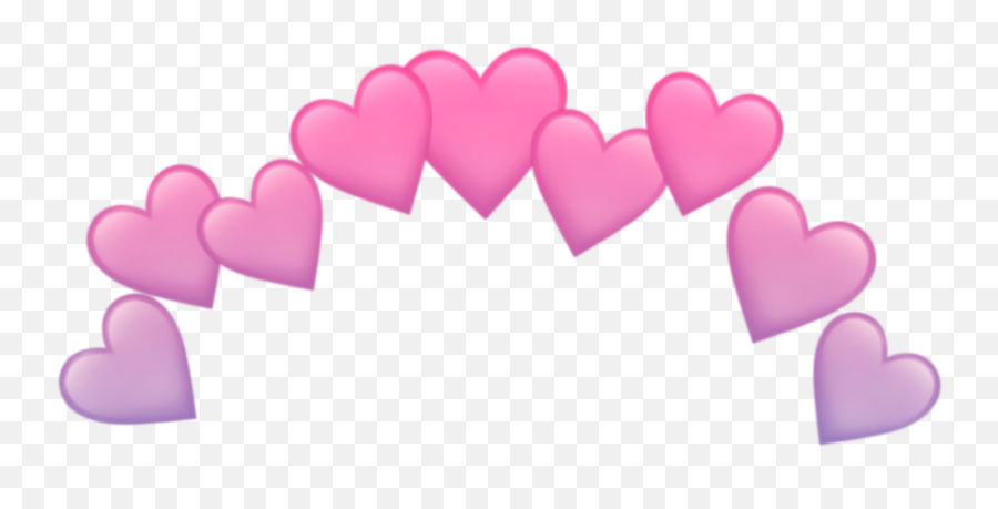 The Most Edited - Gacha Life Heart Crown Emoji,Facebook Emoji Corazones De Colores