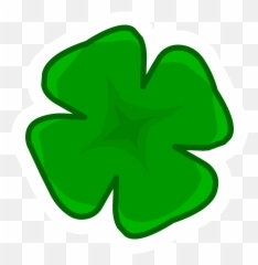 Clover Clipart Limerick - Club Penguin Pin Png Emoji,4 Leaf Clover Emoticon
