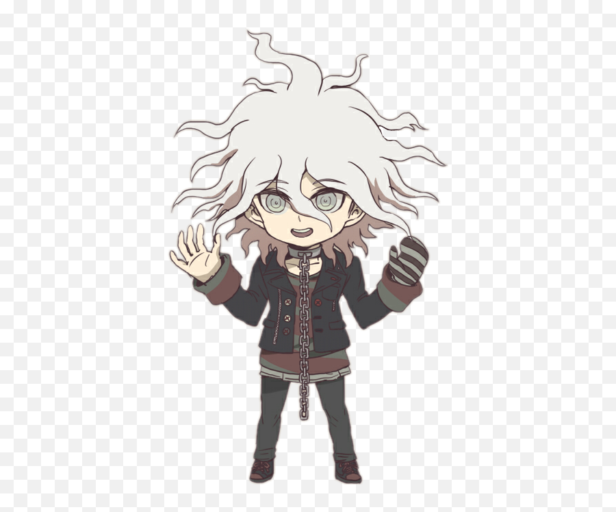 Danganronpa Nagito Servant Sticker By Lol Hope - Fictional Character Emoji,Servant Emoji