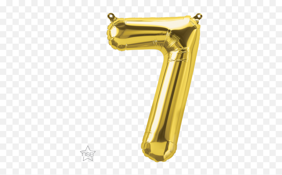 Products - Rose Gold Number 7 Balloon Emoji,Saxaphone Emoji