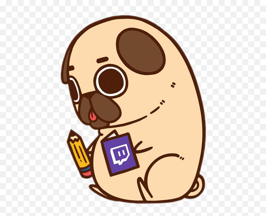 Pug Puglife Puglie Pugs Sticker - Cute Pug Art Emoji,Puglie Pug Emojis