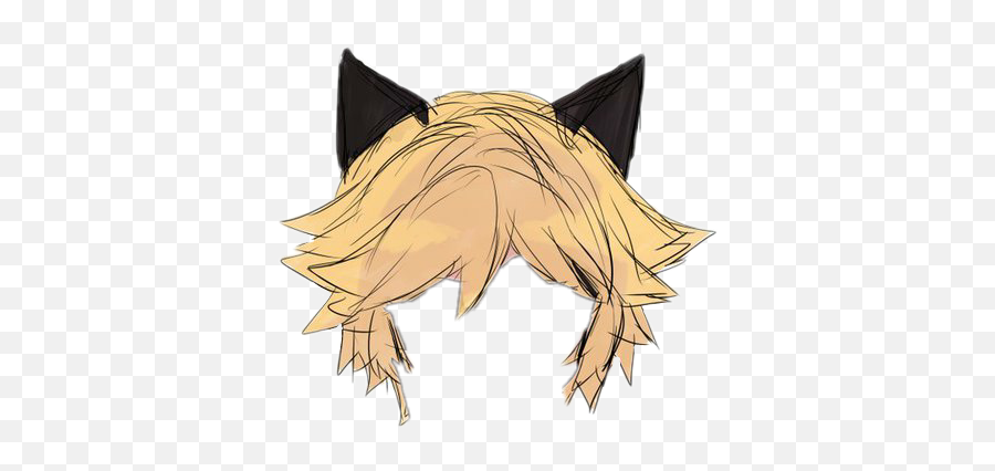 Pelo De Cat Noir Sticker - Chat Noir Dibujos De Miraculous Ladybug Emoji,Iphone Emojis Transparent Pnjs