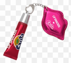 Strawberry Fanta Refresh Gloss With Keychain Lip Smacker - Keychain Emoji,Emoji Keychains
