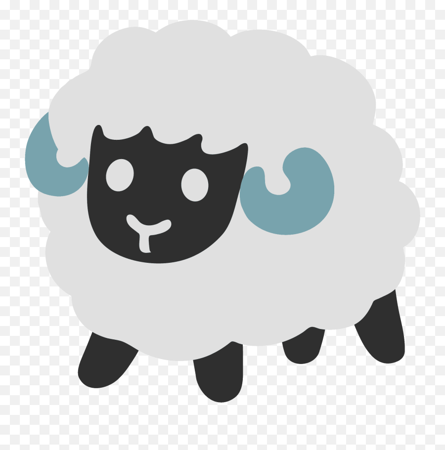Sheep - Transparent Android Sheep Emoji,A Man Saluting Emoticon In Keys