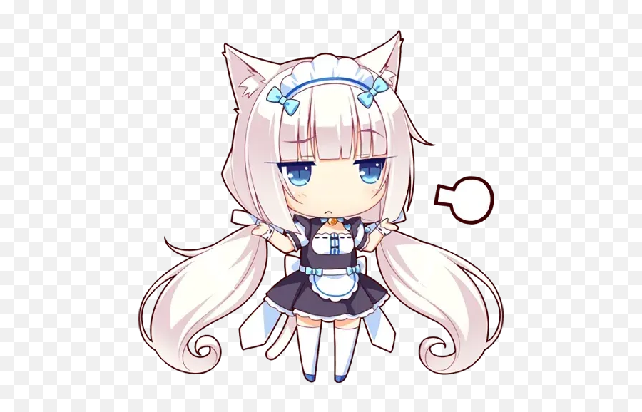 Nekopara Whatsapp Stickers - Nekopara Vanilla Png Emoji,Nekopara Emojis