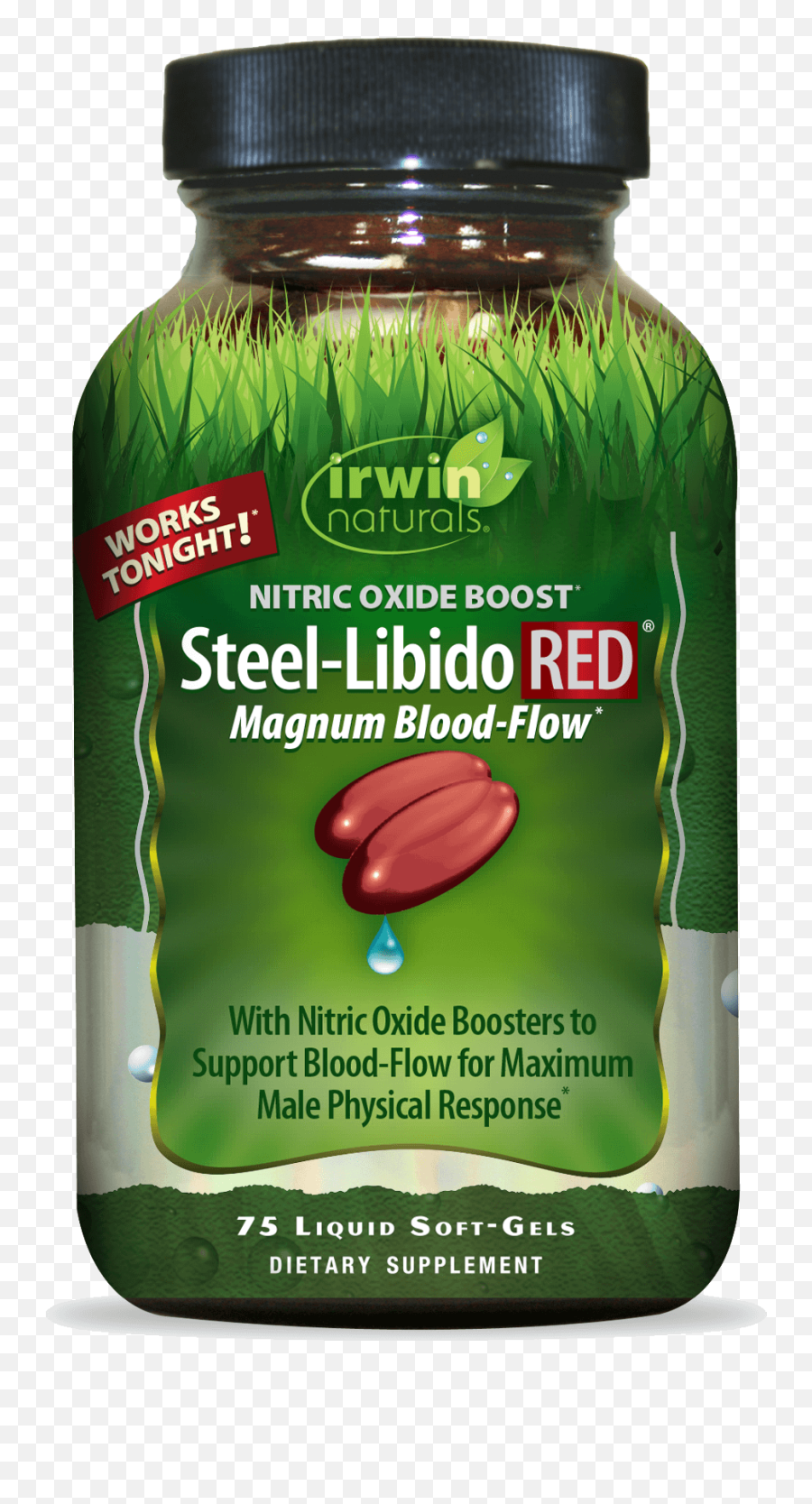 Irwin Naturals - Irwin Naturals Steel Libido Red Emoji,Male L&d Physicians Emotion