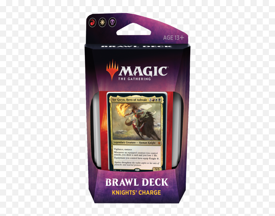 The Magic Librarities - Throne Of Eldraine Brawl Deck Knights Charge Emoji,Emoji De Fornalha