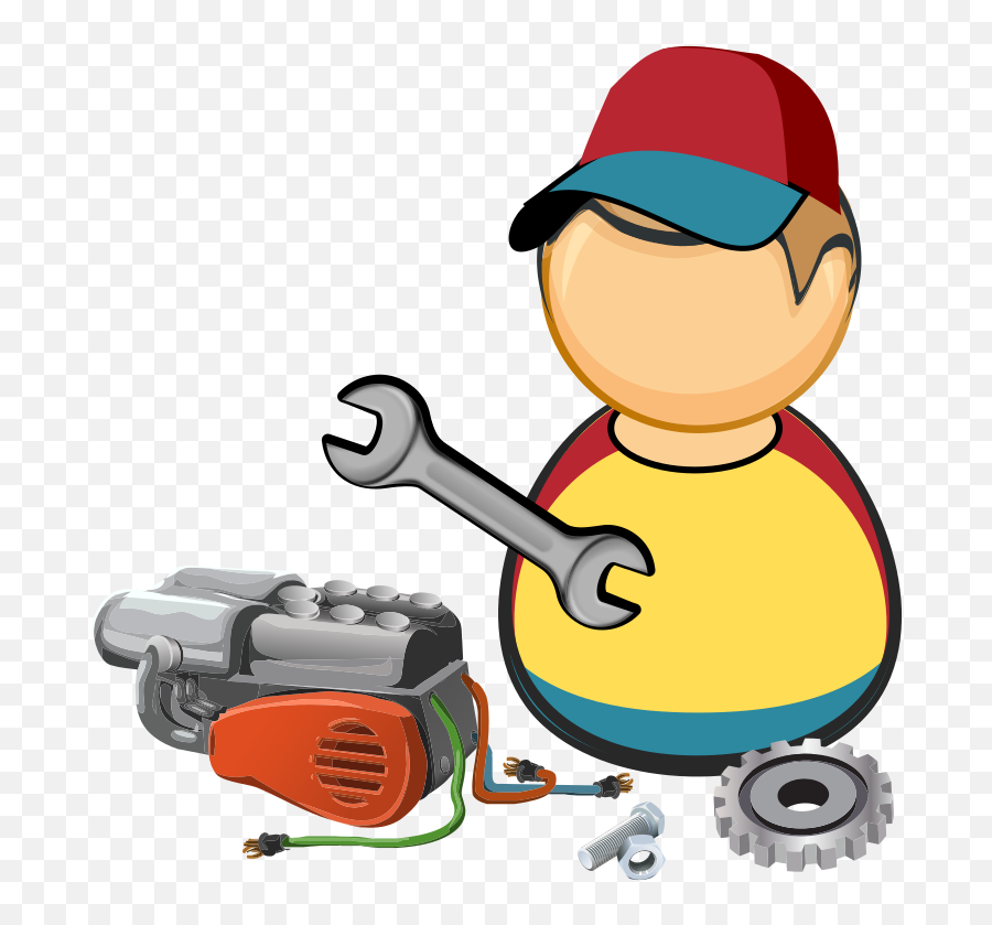 Spanners Computer Icons Tool Nut Mechanic - Mechanic Png Car Mechanic Icon Png Emoji,Nut Button Emoji
