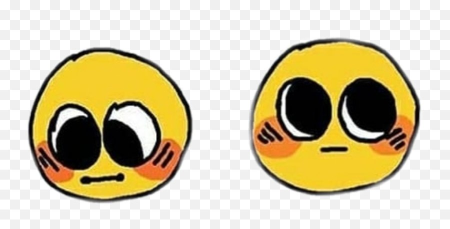 Emoji Cute Cursed Love Sticker - Cursed Emoji Love,Cursed Emoji Meme