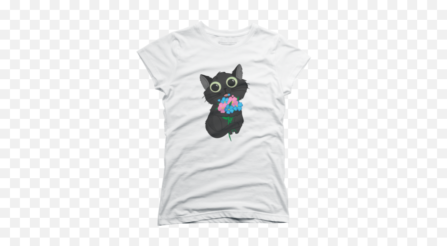 Funny Womenu0027s T - Shirts Design By Humans Page 30 Emoji,Fat Cute Cat Emoji