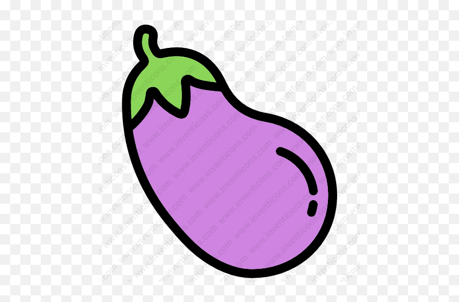 Download Eggplant Vector Icon Inventicons Emoji,Eggplant Emoji