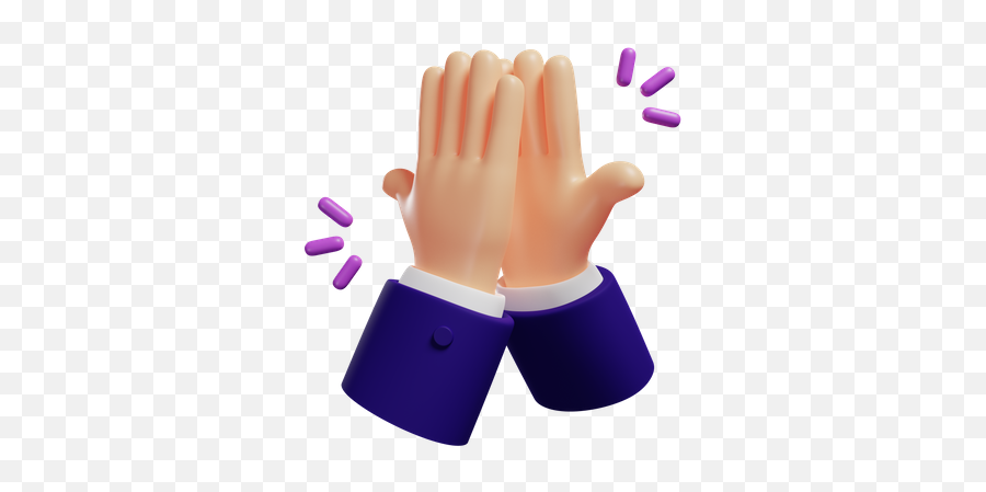 Clapping Hand Gesture 3d Illustrations Designs Images Emoji,Calapping Emoji