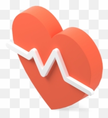 Premium Cardiogram 3d Illustration Download In Png Obj Or Emoji,Crush Discord Emoji