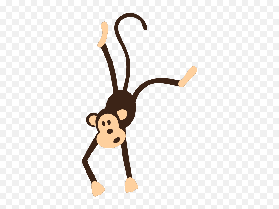 Download Upside Down Hanging Monkey Transparent Image Emoji,Upsidedown Cross Emoticon
