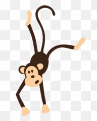 Download Upside Down Hanging Monkey Transparent Image Emoji,Upsidedown Cross Emoticon