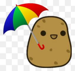 Sticker Maker - Potato Aventuras Emoji,Yellow Umbrella Emoji
