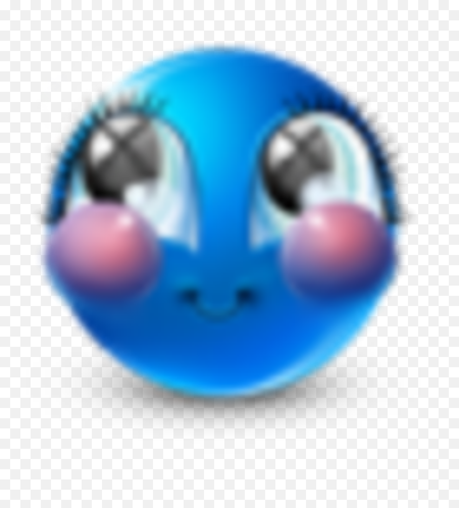 Mq Blue Shy Emoji Emojis Sticker - Blue Shy Emoji,Shy Emojis