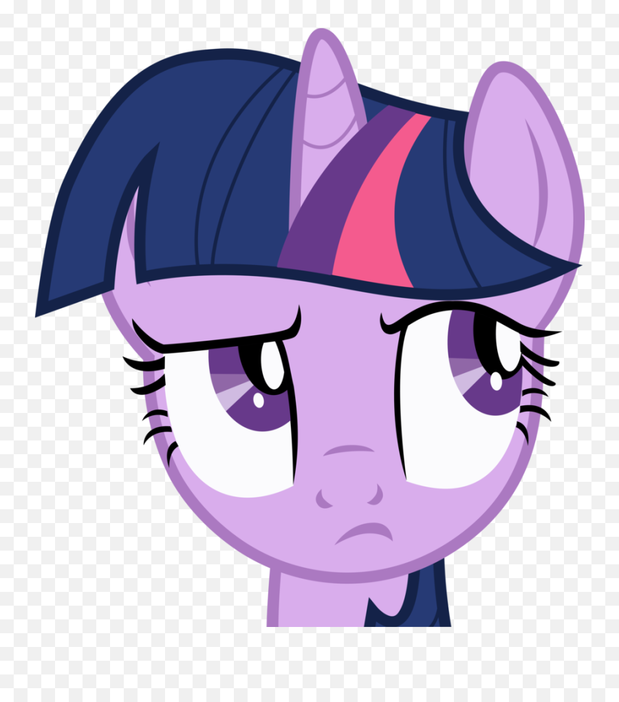 Twilight Sparkle Angry Face - My Little Pony Twilight Sparkle Head Emoji,Sparkle Face Emoji