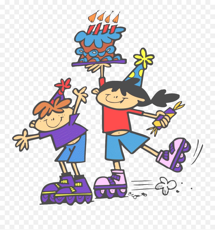 Clipart Family Roller Skating Clipart - Roller Skate Birthday Clipart Emoji,Roller Skating Emoticon