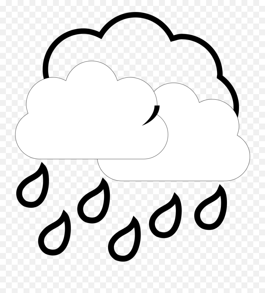 Weather Storm Rain Png Svg Clip Art For Web - Download Clip Dot Emoji,Rainy Cloud Emoji