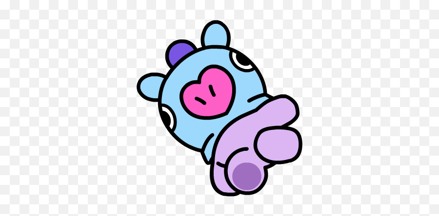 Mang True Identity - Mang Bailando Gif Bt21 Emoji,Emoji Bailando