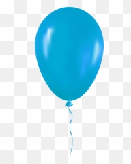 Clipart Balloon Teal Clipart Balloon Teal Transparent Free - Light Blue Balloon Png Emoji,Balloon Emoji Transparent