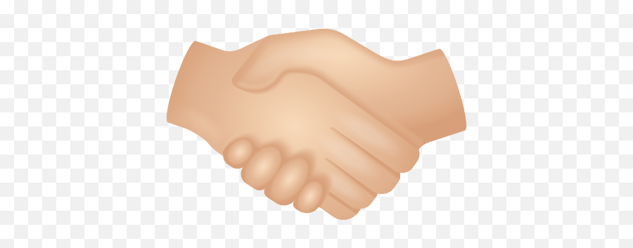 Handshake Light Skin Tone Icon - Handshake Icon Emoji,Light Skin Emoji