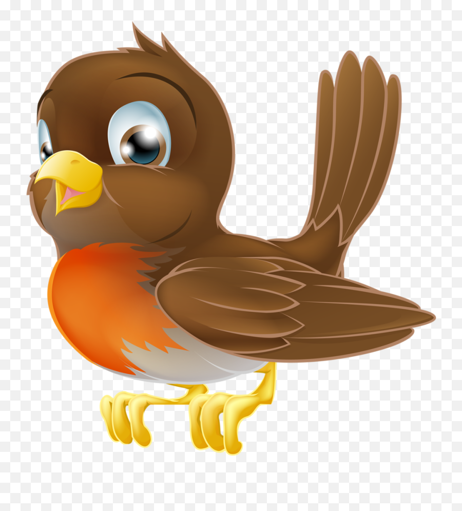 Pin On Birds - Cute Cartoon Robin Emoji,Emoji Tetra