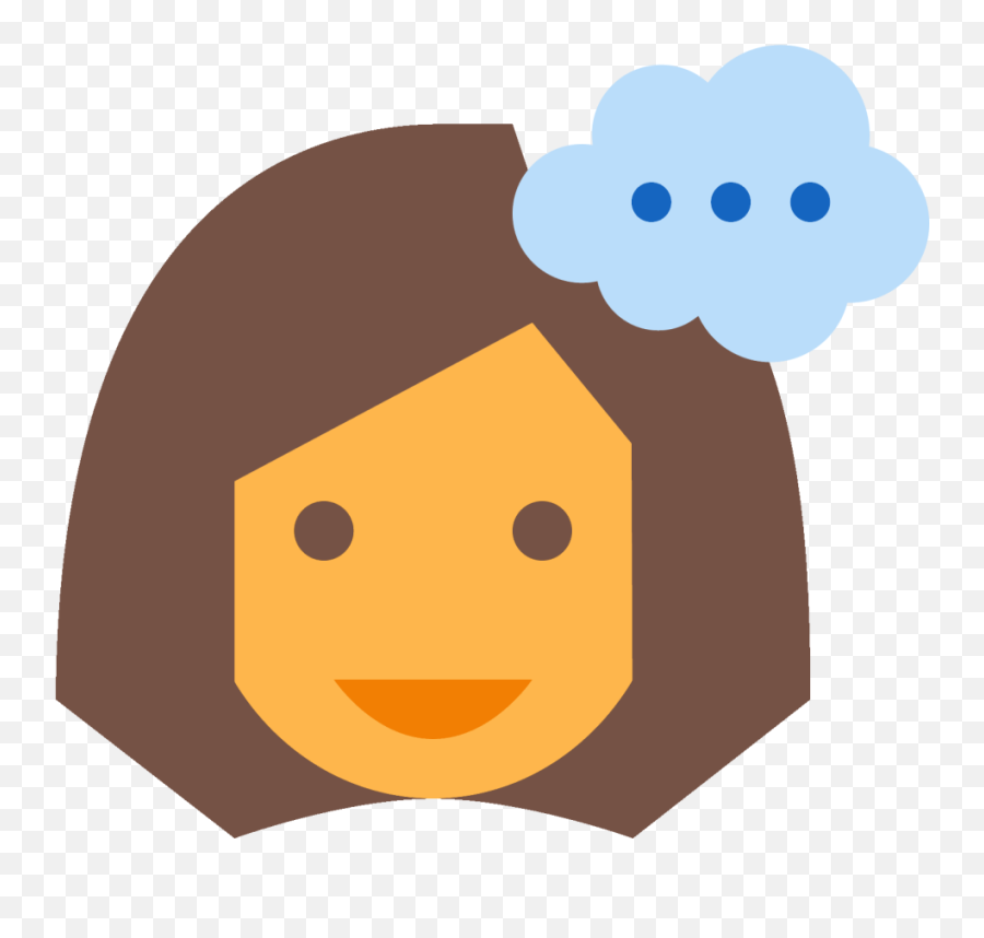 Curso Iniciantes Secretariado Remoto Aprenda Com A - Mujer Pensado Icono Png Emoji,Emoticons Para O Facebook Novos