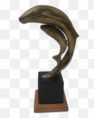 Base Whale And Calf Sculpture - Artifact Emoji,Children Of The Whales No Emotion