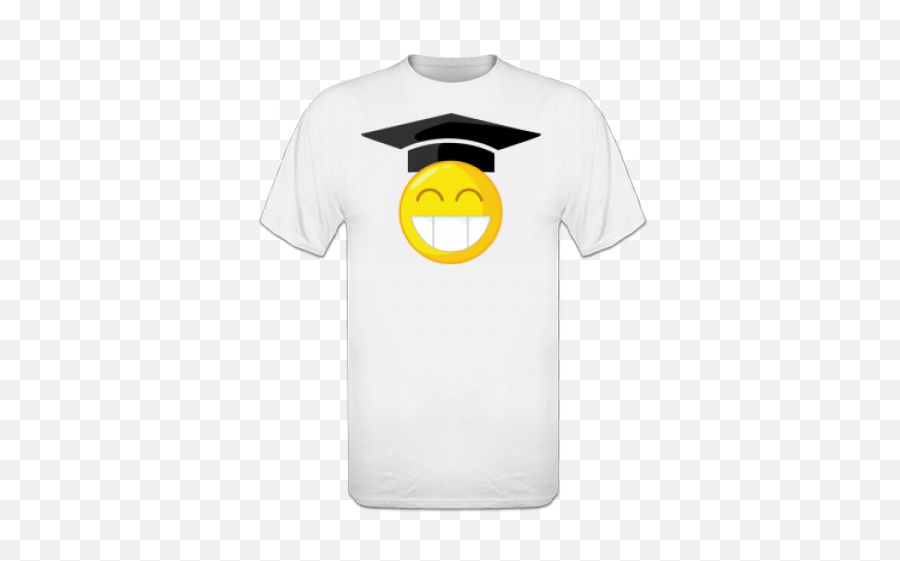 Graduation Smiley T - T Shirt I Love Emoji,Happy Graduation Emoticon